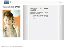 Tablet Screenshot of mdcares.net